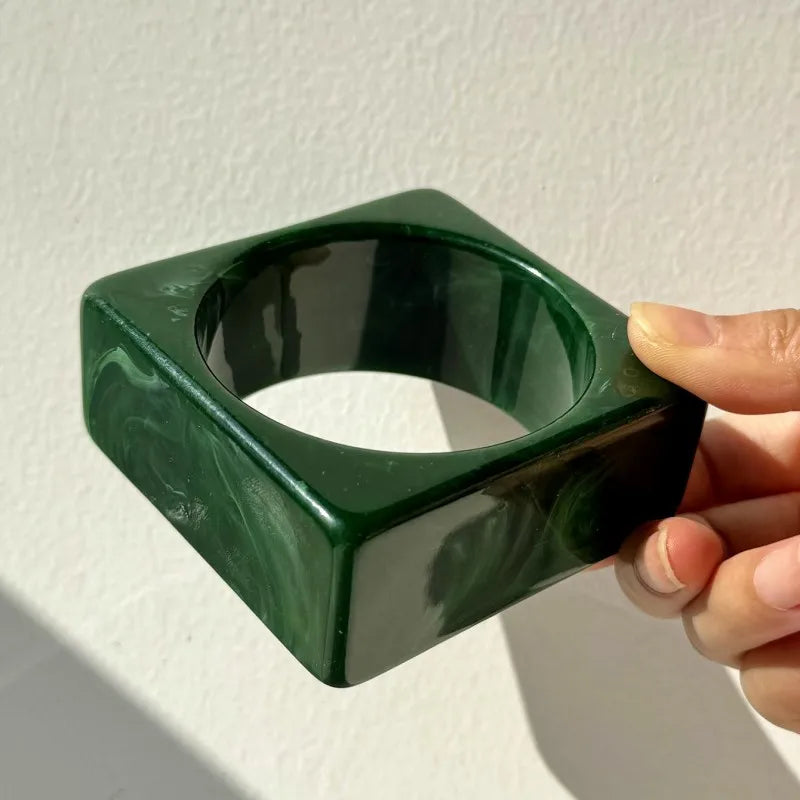 Bracelete Chunky Verde & Off-white | By Mireva