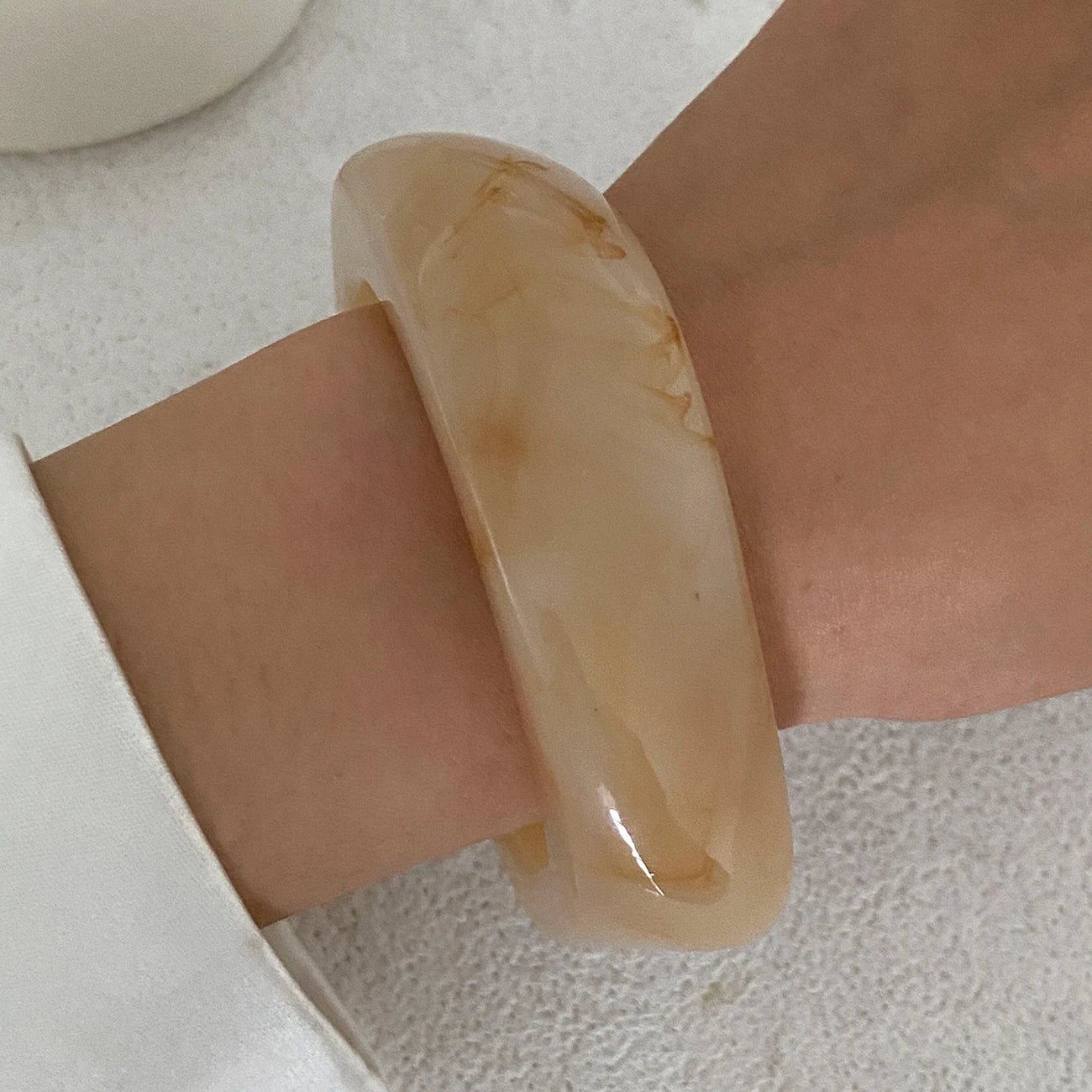 Bracelete Chunky Mix Dourado & Resina | By Mireva