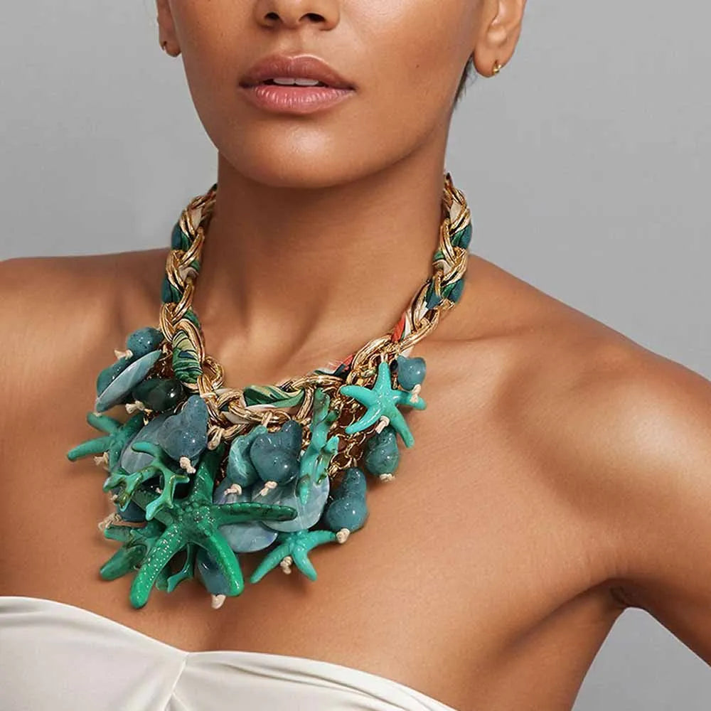 Colar Boho Estrelas-do-Mar | By Mireva