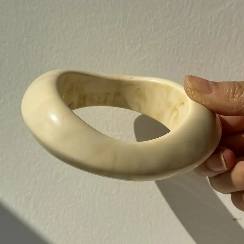 Bracelete Chunky Verde & Off-white | By Mireva