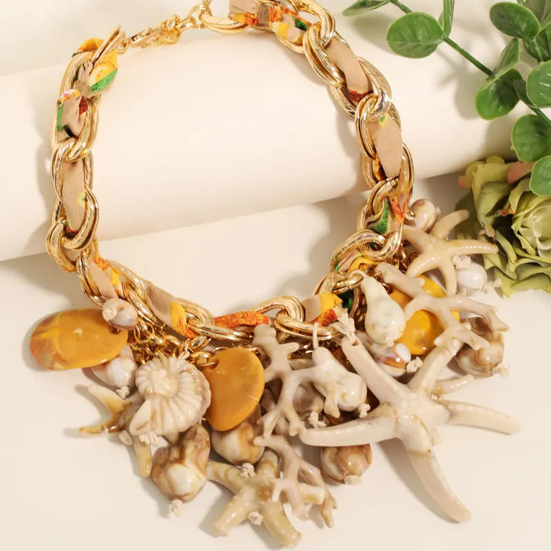 Colar Boho Estrelas-do-Mar | By Mireva