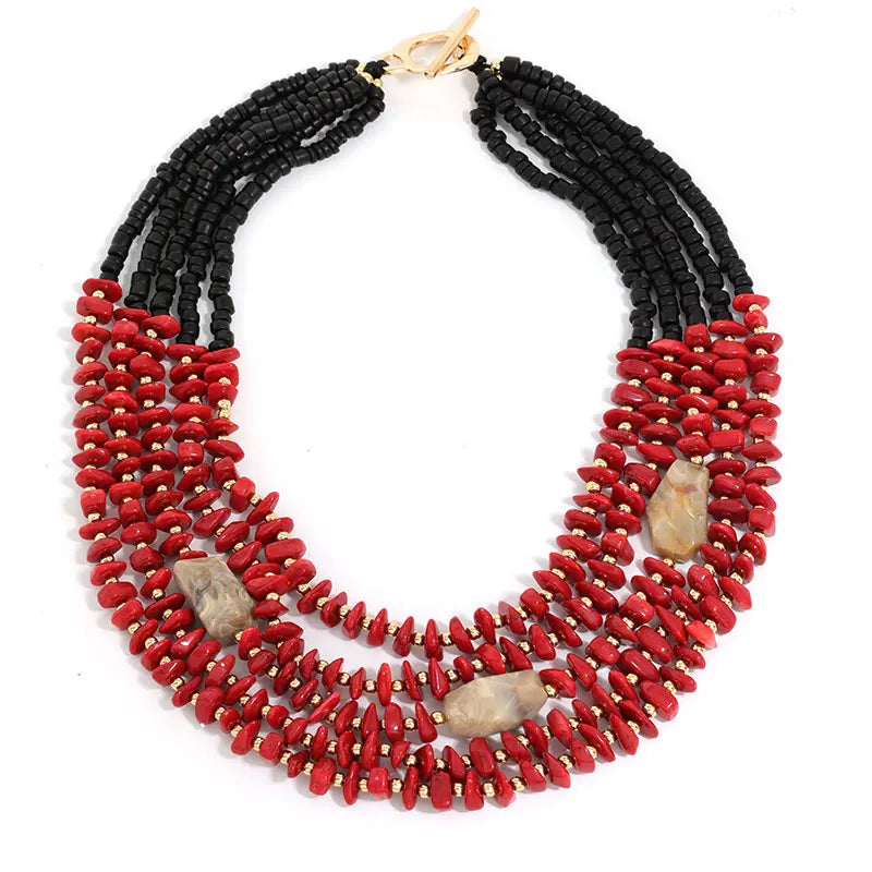 Colar Boho Cascata Amarelo Mostarda | By Mireva