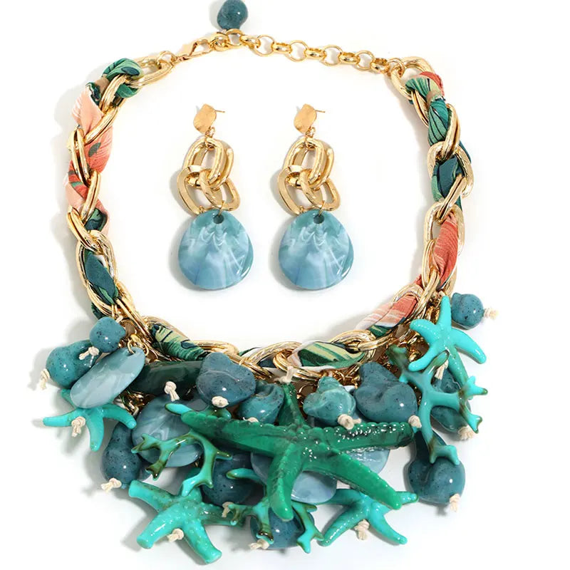 Colar Boho Estrelas-do-Mar | By Mireva