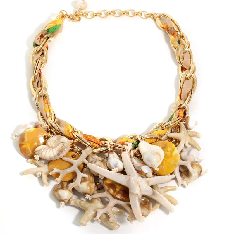 Colar Boho Estrelas-do-Mar | By Mireva