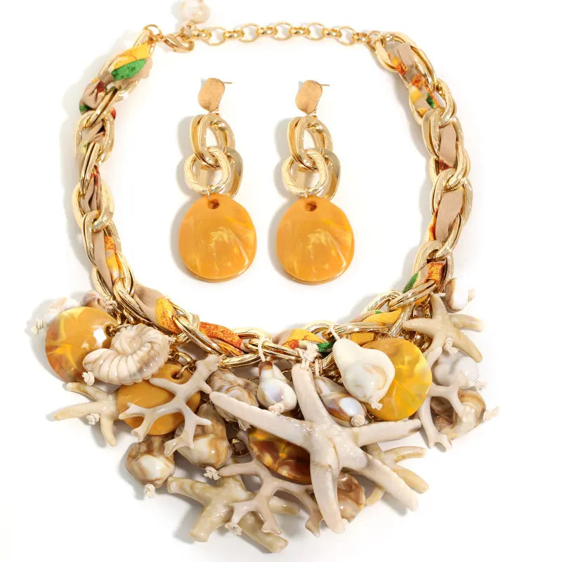 Colar Boho Estrelas-do-Mar | By Mireva
