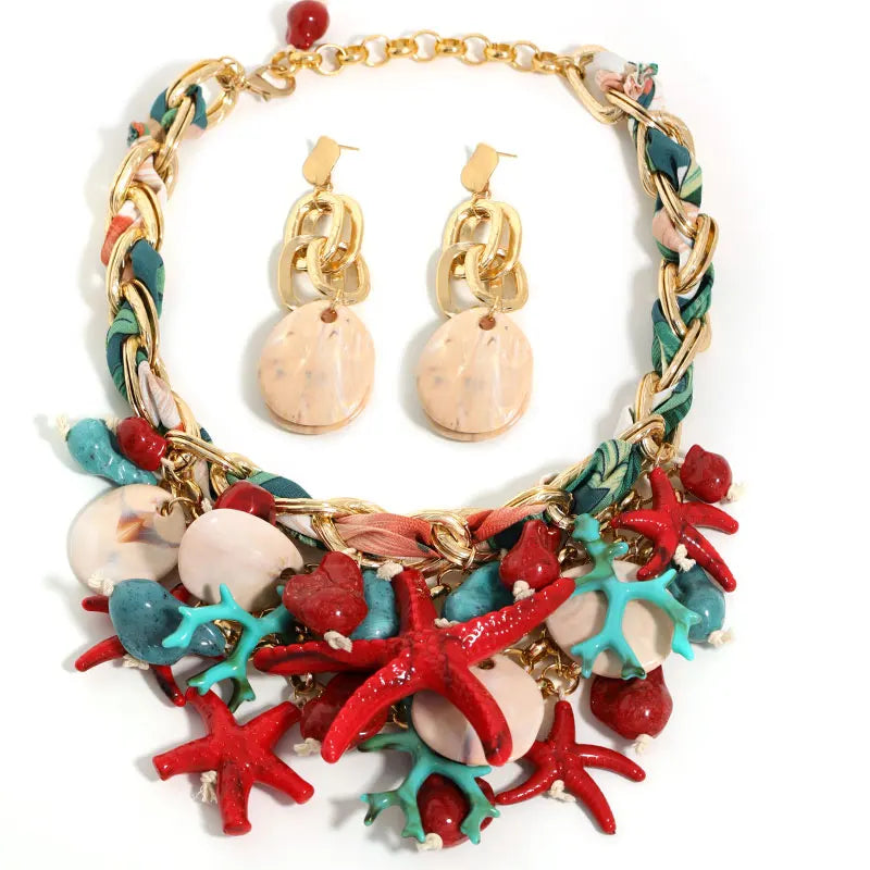 Colar Boho Estrelas-do-Mar | By Mireva