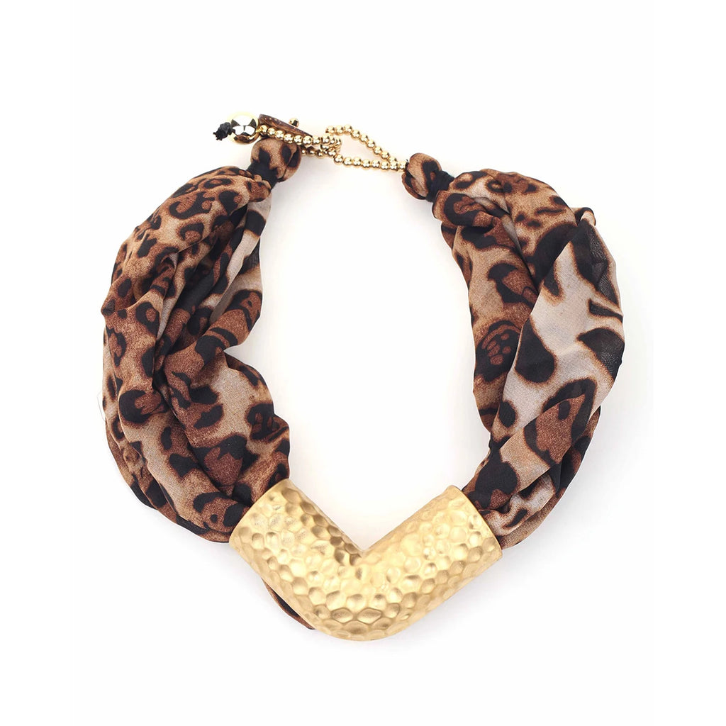 Colar Floral Geométrico com Design Moderno