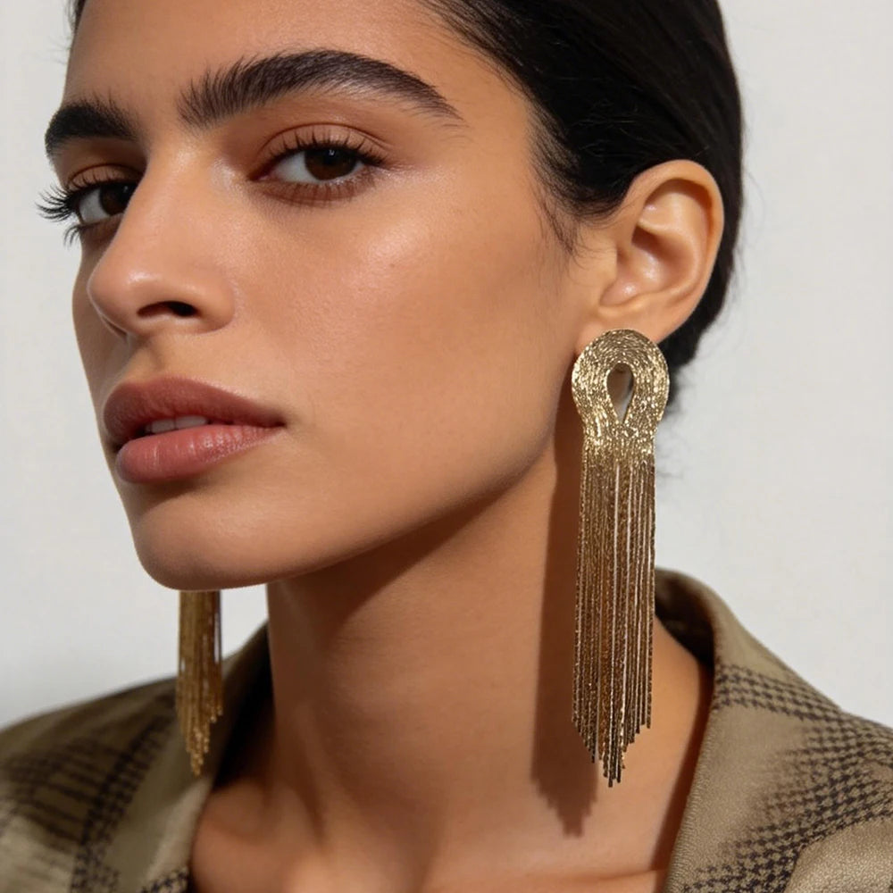 Brinco Maxi Dourado de Correntes