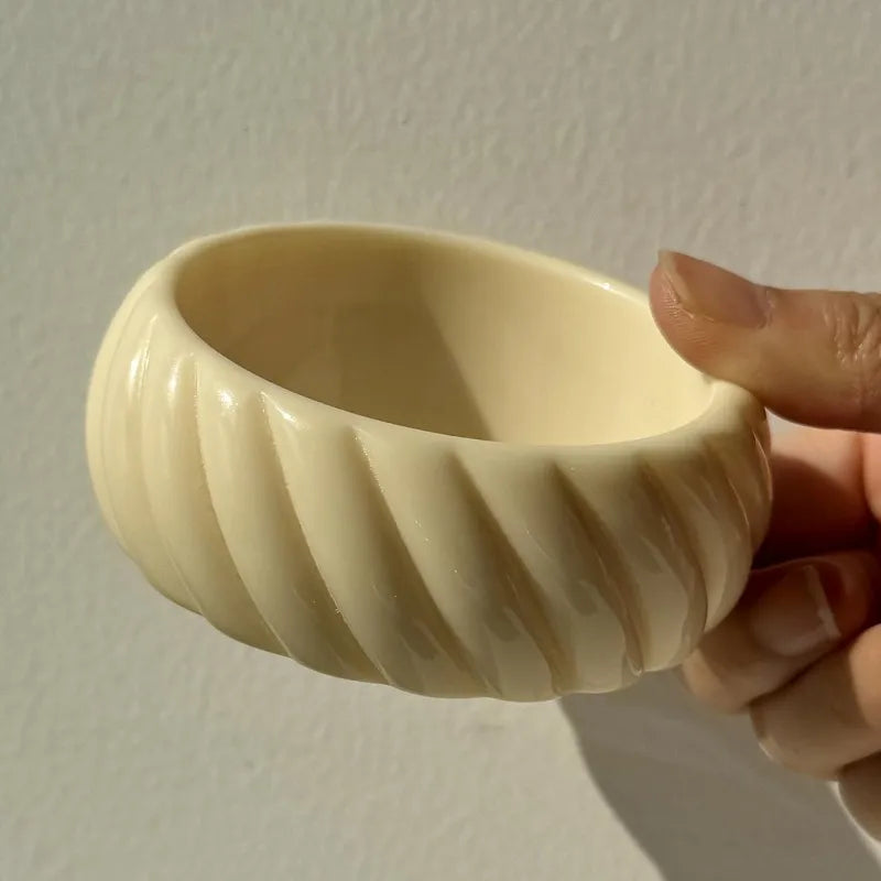 Bracelete Chunky Verde & Off-white | By Mireva