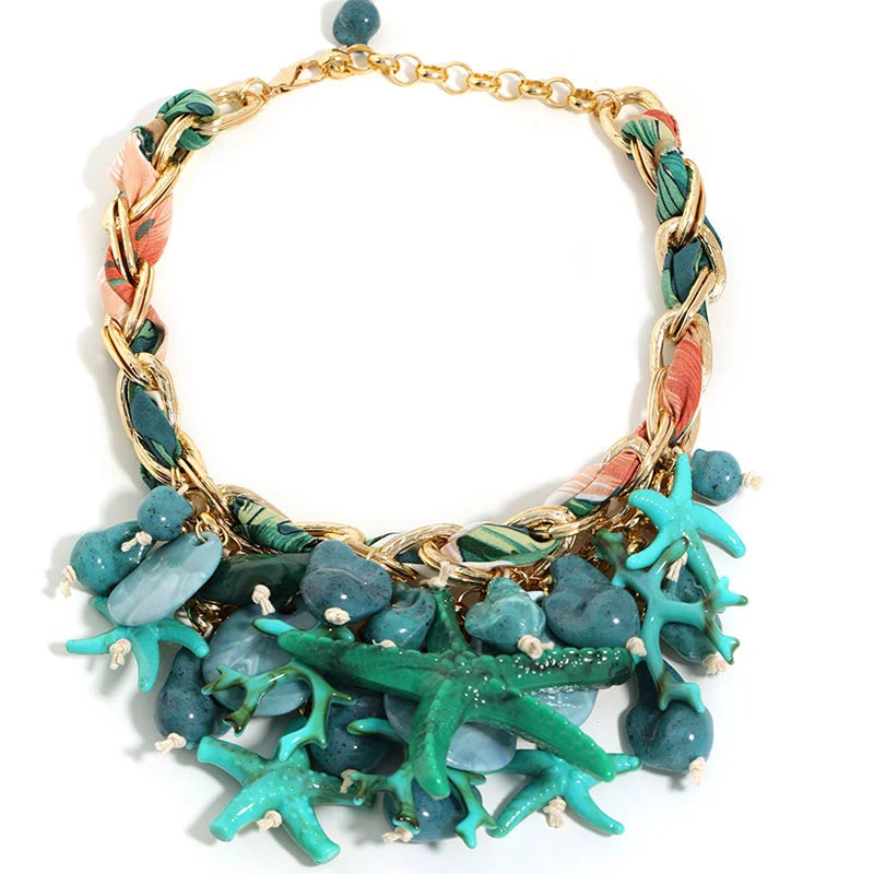 Colar Boho Estrelas-do-Mar | By Mireva