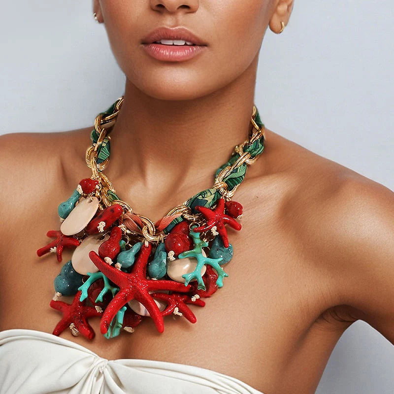 Colar Boho Estrelas-do-Mar | By Mireva