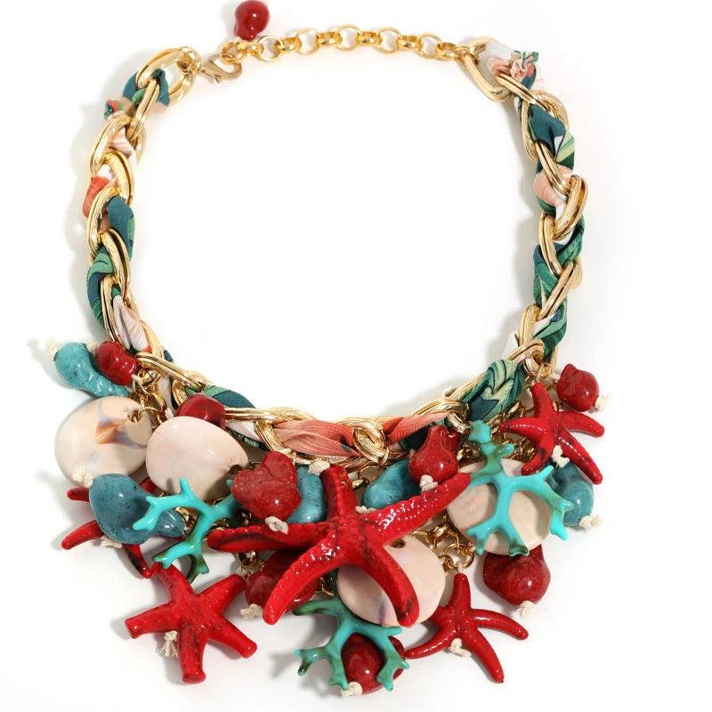 Colar Boho Estrelas-do-Mar | By Mireva