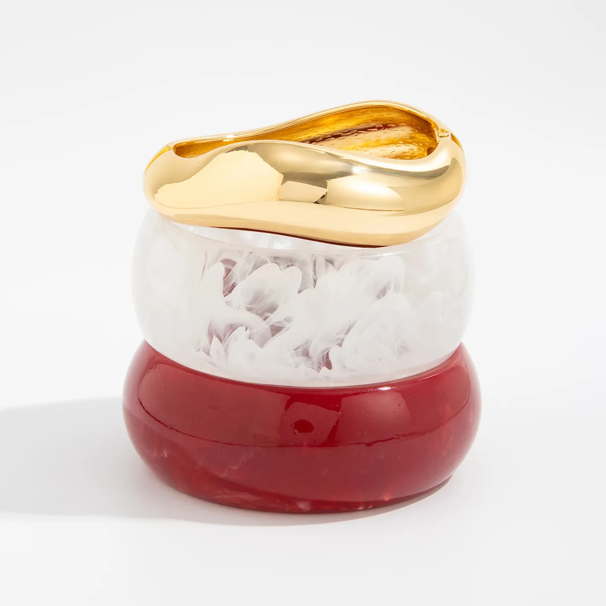 Pulseira Chunky Resina & Dourado | By Mireva