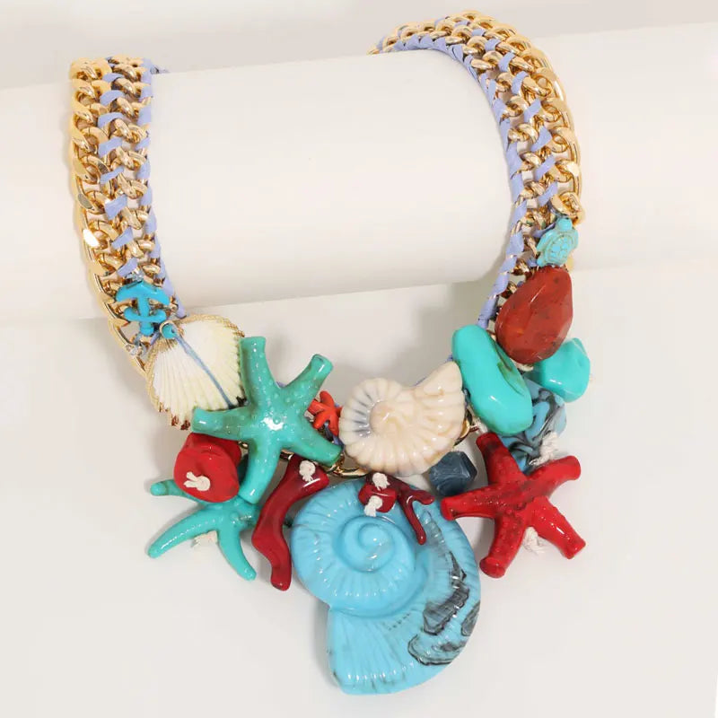 Colar Maxi Conchas & Estrelas-do-mar | By Mireva