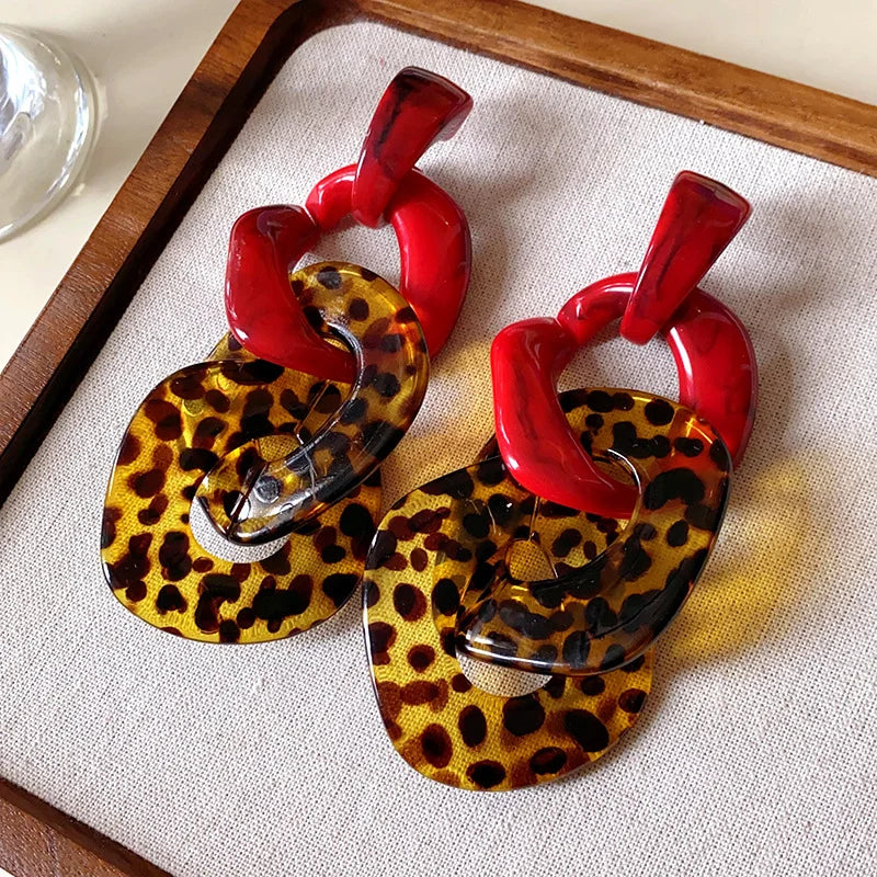 Brinco Correntes Verde Malachita | By Mireva